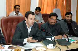 Chief Minister chairing the Governing Body's Meeting of Mubarak Mandi Jammu Heritage Society