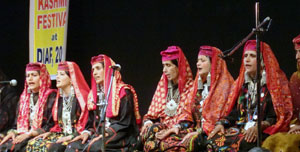 A view of artists performing during Jammu and Kashmir Festival at New Delhi..