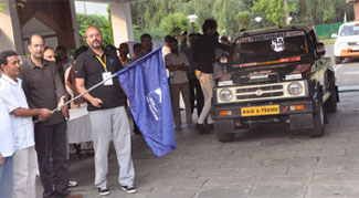 2nd Mugal Road Car Rally flagg off in Kashmir