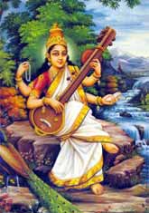 Goddess Saraswati.