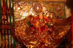 Inside view of Mata Chanchloo Devi Temple.