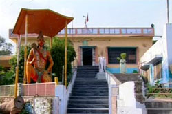 A view of Shiv Temple inside Basoli Fort.