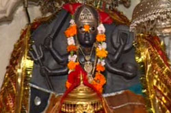 Inside view of Sukrala Mata Temple.