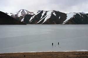 Frozen Pangong Lake